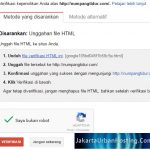 verifikasi domain ke google search engine untuk optimasi website