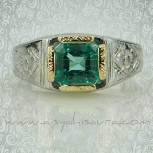 Cincin Zamrud Pria